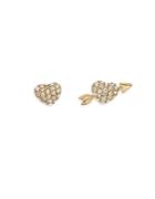 Kate Spade New York Be Mine Pave Heart Stud Earrings