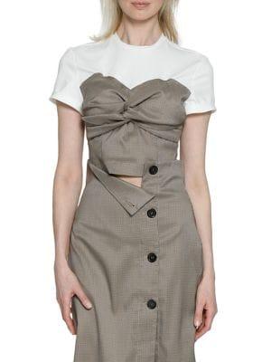 Walter Baker Falette Crop T-shirt