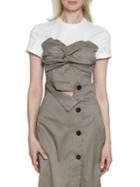 Walter Baker Falette Crop T-shirt