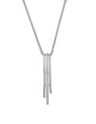 Effy Diamond And Sterling Silver Linear Pendant Necklace