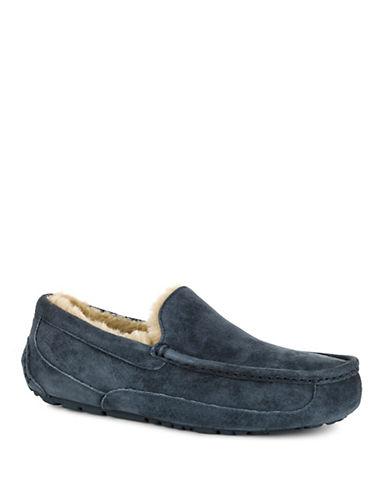 Ugg Ascot Suede And Shearling Slippers