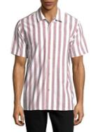 Dockers Premium Edition Henna Short-sleeve Stripe Shirt