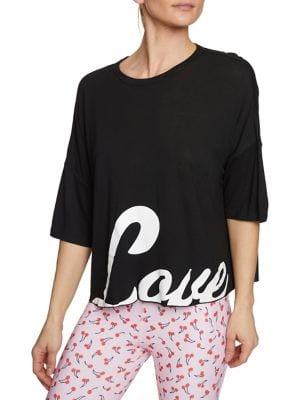 Betsey Johnson Big Love Boyfriend Tee