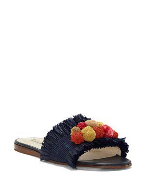 Louise Et Cie Arthya Embellished Strap Slides