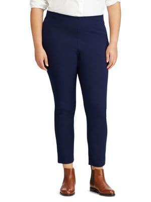 Lauren Ralph Lauren Plus Skinny Twill Pants