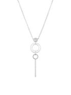 Nina Alita Resin & Pave Crystal Bar Drop Necklace