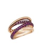 Le Vian Chocolatier? Bubblegum Pink Sapphires&trade; & 14k Strawberry Gold? Gladiator Weave Ring