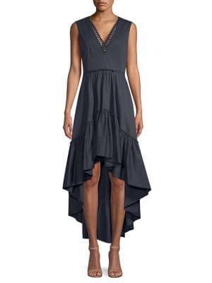 Elie Tahari Sondra High-low Ruffle Dress