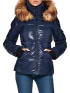 S13 Kylie Faux-fur Hooded Down Jacket