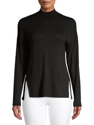Highline Collective Mockneck Cut-out Top
