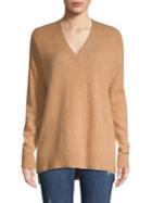 Lord & Taylor Textured High-low Cashmere Sweater