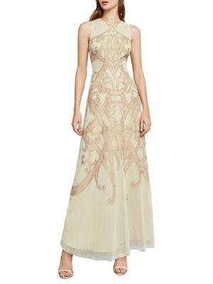 Bcbgmaxazria Acotas Lace-applique Gown