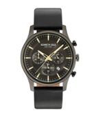 Kenneth Cole Dress Sport Leather-strap Analog Watch