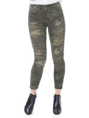 Nydj Ami Camouflage Cargo Skinny Jeans