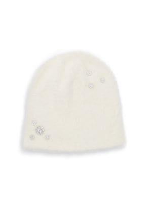 Karl Lagerfeld Paris Jewelry Box Faux Fur Beanie