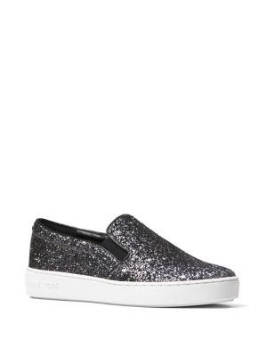 Michael Michael Kors Keaton Glitter Slip-on Sneakers