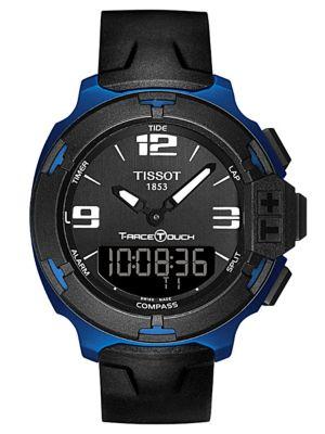 Tissot Mens T Race Touch Black And Blue Watch