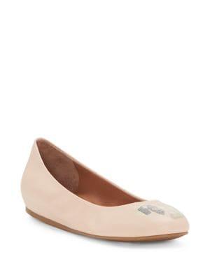 Ed Ellen Degeneres Langston Love Leather Ballet Flats
