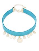 Design Lab Lord & Taylor Disc Charm Choker Necklace