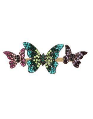Betsey Johnson Butterfly Duo Ring
