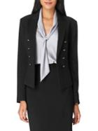 Tahari Arthur S. Levine Double-weave Military Jacket