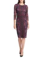 Kensie Sheer-sleeve Sheath Dress