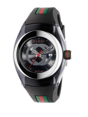 Gucci Sync Stainless Steel Rubber Watch
