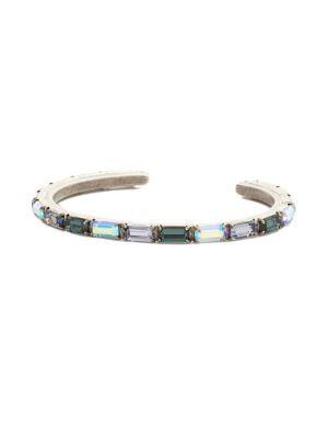 Sorrelli Moonlit Shores Brilliant Baguette Crystal Cuff Bracelet
