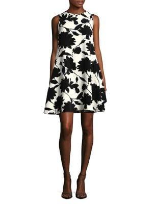Max Mara Studio Floral-print Shift Dress