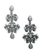 Givenchy Crystal Faceted Earrings