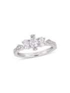 Sonatina 14k White Gold & Diamond Engagement Ring