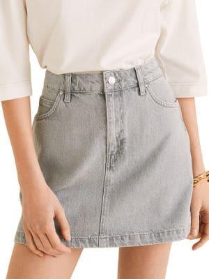 Mango Denim Mini Skirt