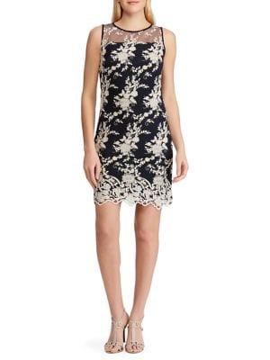 Lauren Ralph Lauren Lace-embroidery Dress