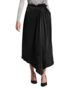 Donna Karan Asymmetrical Midi Skirt