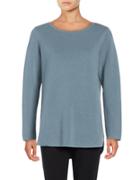 Eileen Fisher Petite Silk And Organic Cotton Top