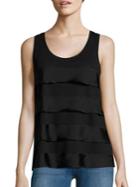 Lord & Taylor Plus Tiered Tank