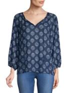 Tommy Bahama Flora Printed Cotton Top
