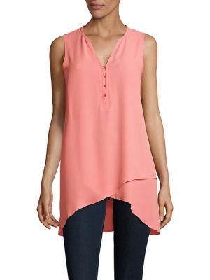 Ivanka Trump Sleeveless Hi-lo Tunic