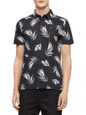 Calvin Klein Printed Cotton Polo