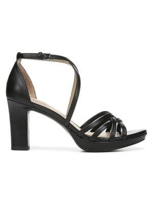 Naturalizer Cecile Leather Platform Dress Sandals