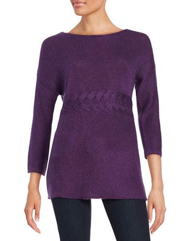 Imnyc Isaac Mizrahi Knit Roundneck Sweater