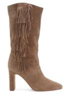 Vince Camuto Sterla Fringe Suede Mid-calf Boots