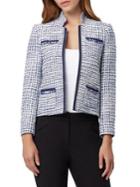 Tahari Arthur S. Levine Patch-pocket Boucle Jacket