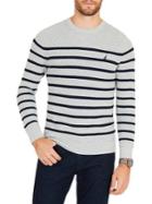 Nautica Breton Navtech Striped Crewneck Sweater