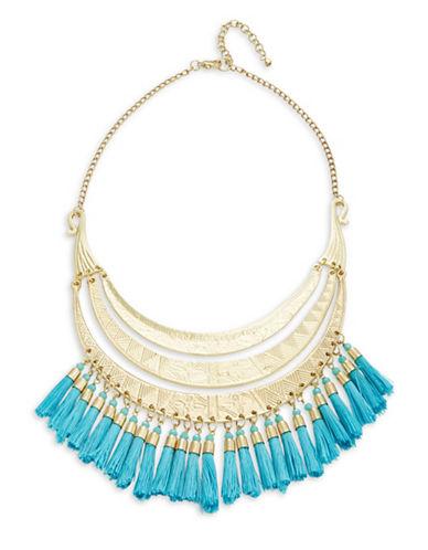 Robert Rose Tassel-accented Tiered Statement Necklace