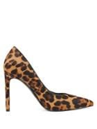 Nine West Tatiana Leopard Print Calf Hair Pumps