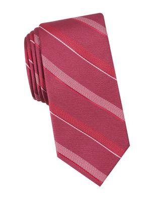 Lord Taylor Columbus Stripe Slim Tie
