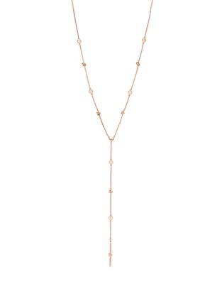 Kenneth Cole New York Knots And Pearls Faux Pearl And Crystal Y-necklace