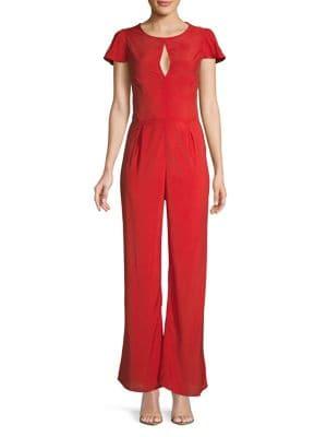 Miss Selfridge Flutter Sleeve Jumpsuit