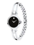 Movado Amorosa Logo Stainless Steel Bracelet Watch